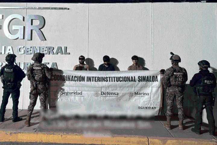 Fuerzas federales repelen agresión en Sinaloa y detienen a tres hombres