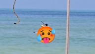Cachan a parejita turista haciendo el delicioso en pleno mar de la playa de Holbox