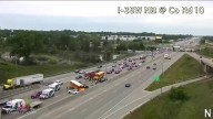 School bus crash on I-35W in Mounds View