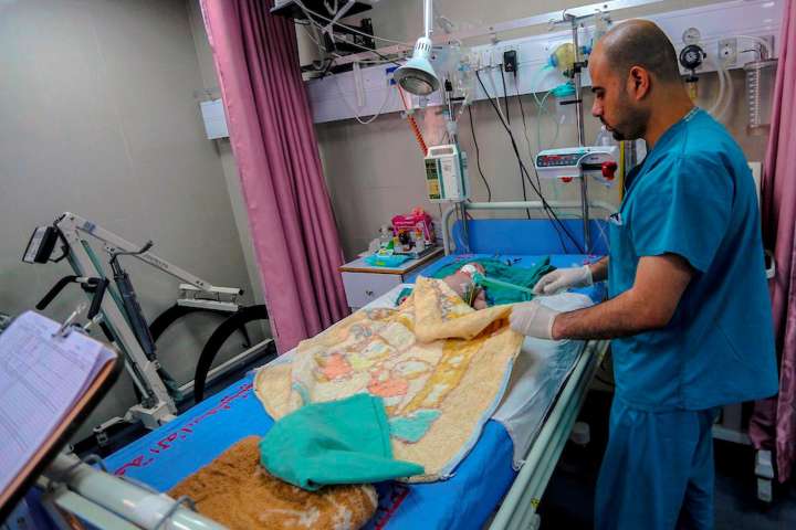 Israel bombardeó el martes el único hospital pediátrico de ciudad de Gaza, según el Ministerio de Sanidad gazatí