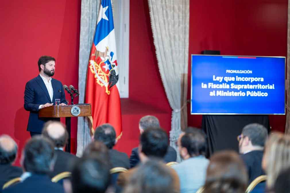 Crea Chile Fiscalía Supraterritorial contra el crimen organizado (+Foto)