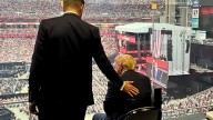 Donald Trump participó del multitudinario funeral de Charlie Kirk, el activista asesinado