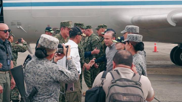 Ministro de Defensa, Pedro Sánchez, llegó a Cali para liderar un consejo de seguridad