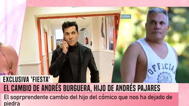 El cambio "radical" de Andrés Burguera, hijo de Andrés Pajares Andrés y 'sex symbol' en los 2000: "Parece otra persona"