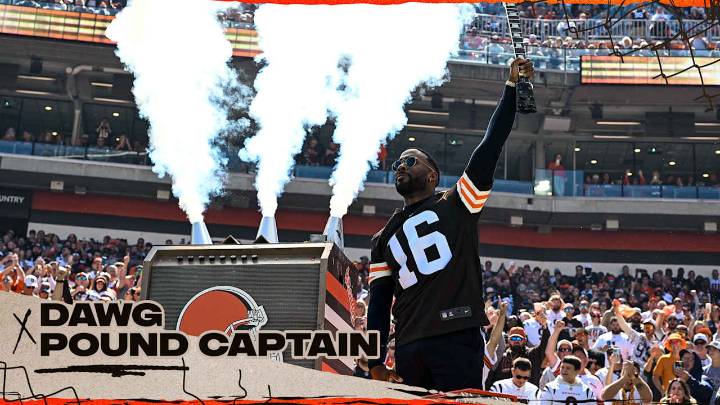 Andrew Hawkins serves as Dawg Pound Captain ahead of Week 1 vs. Bengals