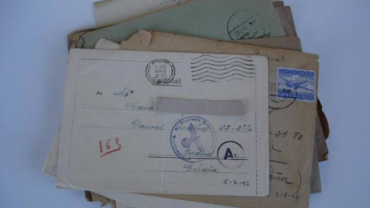 Descubren cartas de soldados de la División Azul