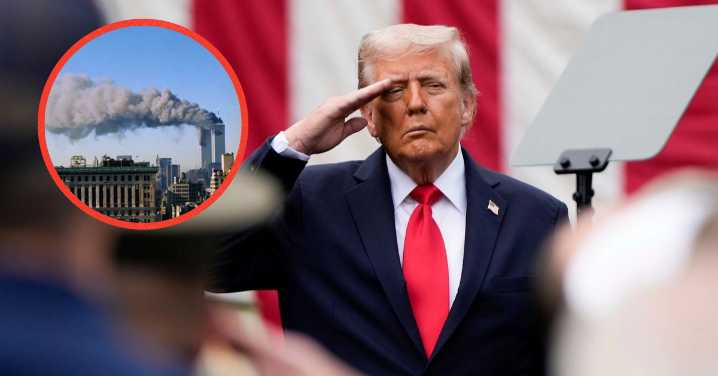 Trump conmemora los 24 años del atentado del 11 de setiembre en Estados Unidos