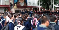 Encabeza Alfonso Martínez inicio de ciclo escolar en Secundaria Federal no. 1 en Morelia