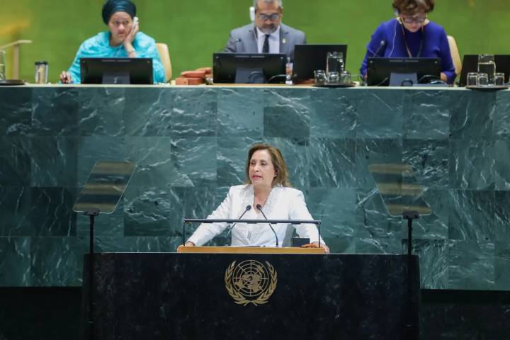 Presidenta Boluarte pide ante la ONU reforzar acciones contra el crimen internacional