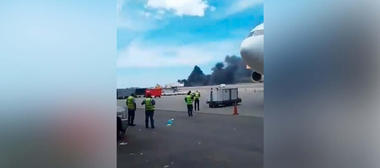Al menos dos heridos tras estrellarse aeronave en aeropuerto de Venezuela