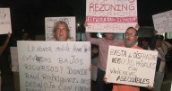 Li'l Abner Mobile Home Park residents protest impending eviction in Sweetwater