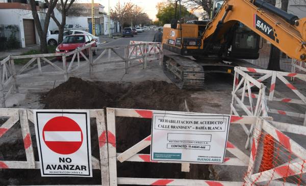 Acueducto Brandsen: advierten que podría registrarse baja presión en el centro y dos barrios