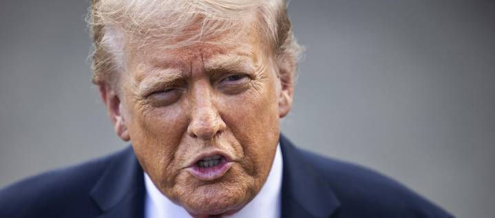 Trump dice que la violencia política es un problema de la izquierda y no de la derecha