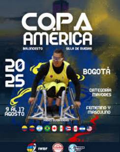 Bogotá será sede de la Copa América de Baloncesto en Silla de Ruedas 2025