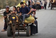 Cerca de 48.000 personas huyeron de Gaza por la ofensiva de Israel