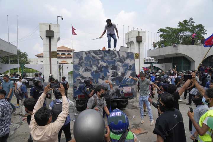Nepal police shoot and kill at least 17 people protesting a social media ban
