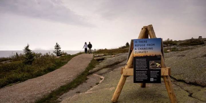 Trump administration pulls climate change signs from Acadia National Park