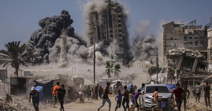 Israel calls on famine-stricken Gaza City residents to move to safe zone as it expands operations