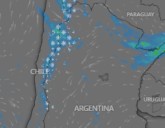 En cinco provincias. Emiten una alerta amarilla por viento, nevada y viento Zonda para este domingo