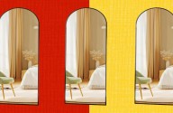 DUMOS 64x21-inch Arched Full Length Mirror with Stand is 36% off