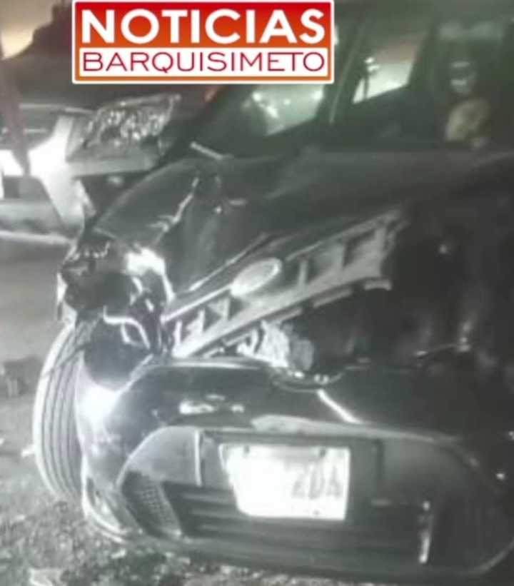 Fuerte choque por exceso de velocidad deja varios heridos en el este de Barquisimeto