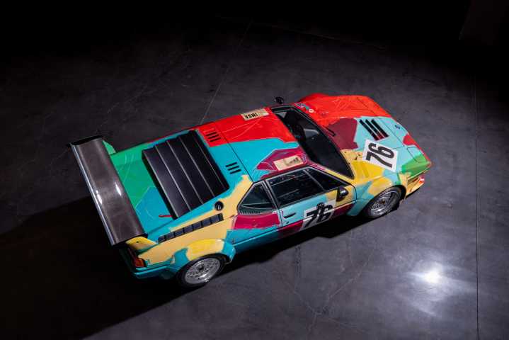 Andy Warhol BMW Art Car on Display at Washington D.C. National Mall