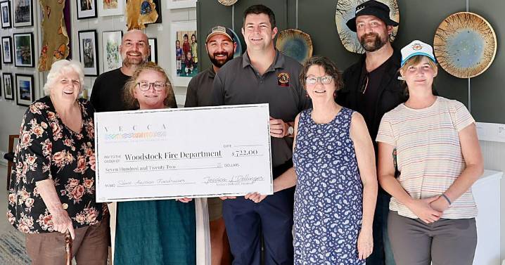 From fire to funds: VECCA auction gives back to Woodstock Fire Department