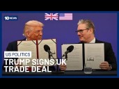 US President Trump Signs Multi-Billion-Dollar Trade Deal With UK