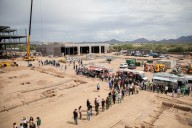 Wespac Construction celebrates steel topping out for Sprouts Farmers Market Headquarters
