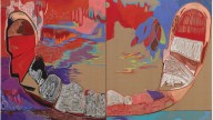 Rachel Jones: Gated Canyons – ‘riotously colourful’ works from an ‘exhilarating’ painter