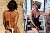 Halle Berry wears cheeky bikini while strategically covering butt tattoo