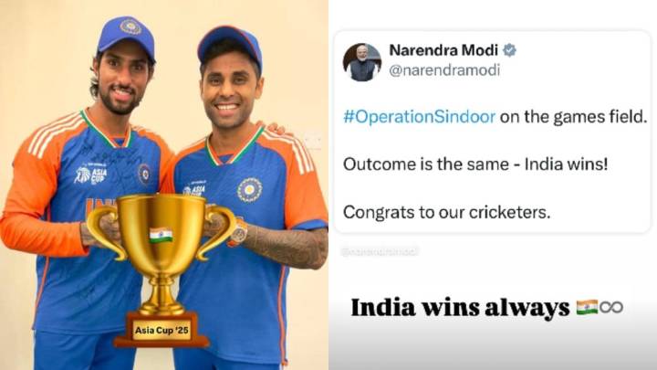 Tilak Varma Reshares PM Modi's Message, Schools Pakistan: 'Talking Is Easy, Winning Takes...'