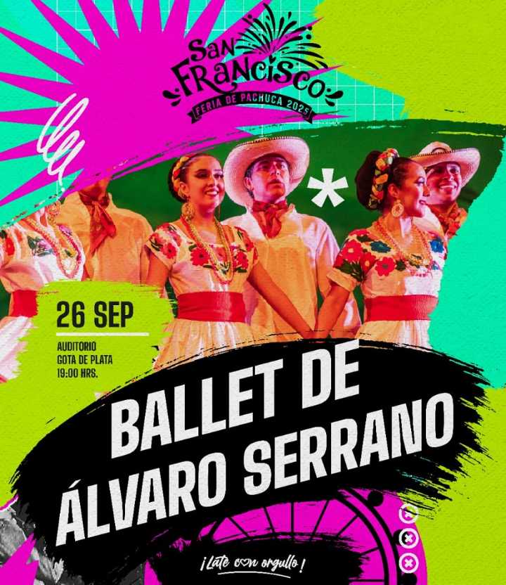 El Ballet Folklórico de Álvaro Serrano abrirá actividades del Festival Cultural San Francisco de la feria