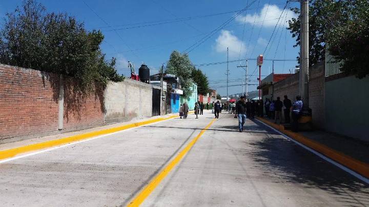 Zinacantepec: Mejoran infraestructura vial en la colonia Emiliano Zapata