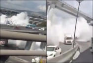 Explosión de pipa en CDMX; Los VIDEOS más fuertes de la tragedia que dejó 6 muertos
