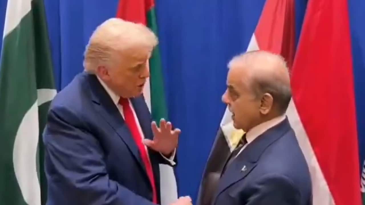 Trump meets Pakistan PM Shehbaz Sharif, FM Ishaq Dar on sidelines of UNGA