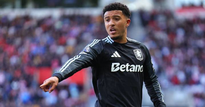 Aston Villa receive Jadon Sancho transfer update as Man United stance clear