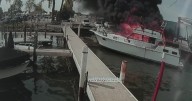 ''Good outcome': Boat fire at Gibraltar Gas Dock prompts heroic rescue