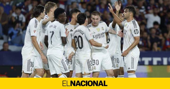 Un Real Madrid arrollador golea al Levante (1-4) y se mantiene intratable en la Liga
