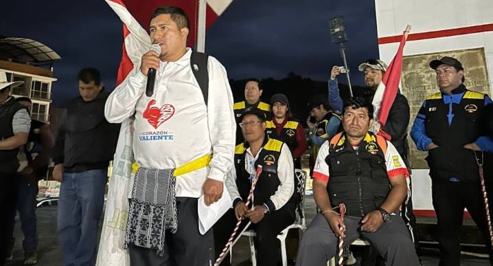 Alcalde de Pataz es recibido por más de cinco mil personas en Huamachuco (VIDEO)