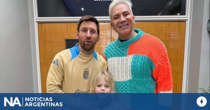 Flavio Mendoza le cumplió el sueño más grande a su hijo: conocer a Messi