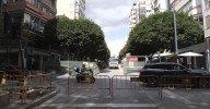 Los hosteleros afectados por las obras del Paseo de Almería, al límite de sus posibilidades