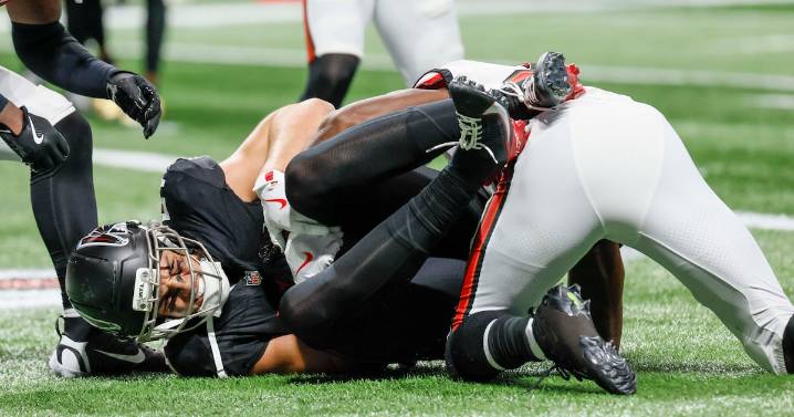 Falcons’ Drake London has right AC joint shoulder sprain
