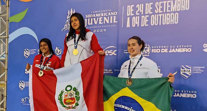 Valentina Quispe y Fiorella Rodríguez ganaron las medallas de oro y plata en el Campeonato Sudamericano Juvenil de Deportes Acuáticos Río 2025 últimas