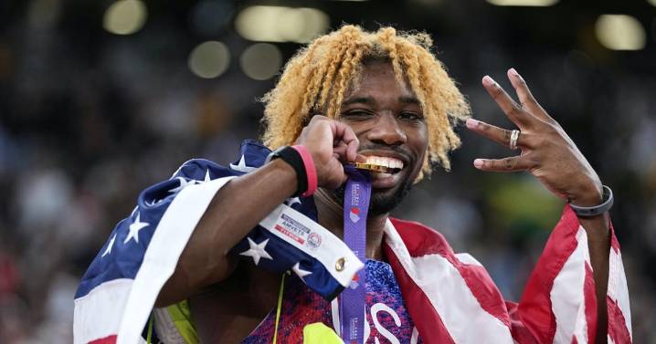 Lyles wins his fourth 200-meter world title. Jefferson-Wooden completes a sprint sweep