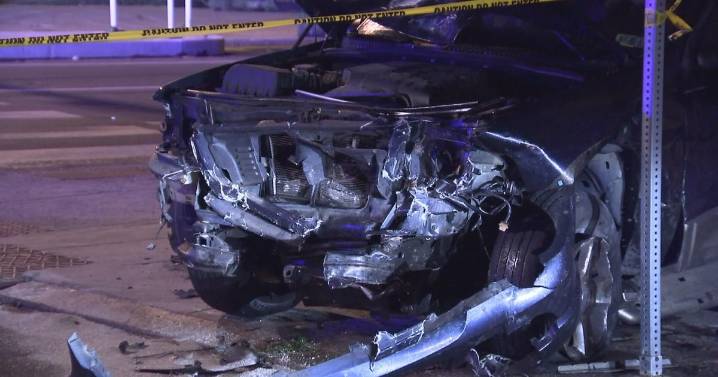 Man dies, driver flees after high speed crash in Philadelphia's Cobbs Creek neighborhood