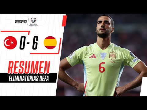 Dónde ver repetición del partido, España vs. Turquía (6