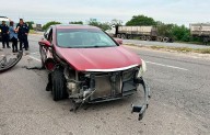 Mujer se impacta contra tractocamión en Piedras Negras