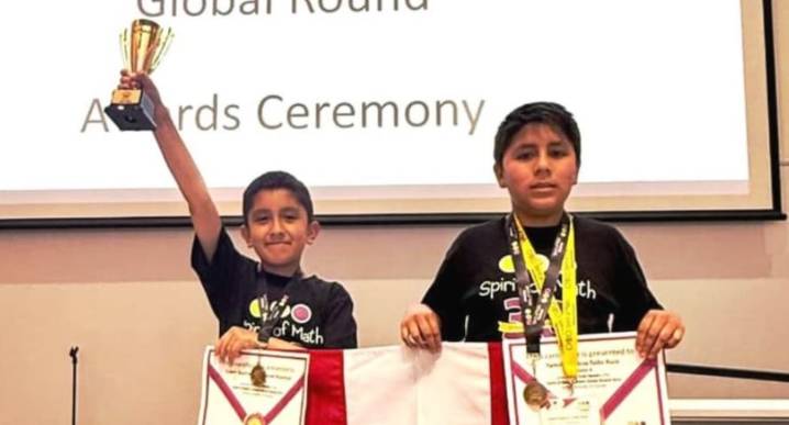 Minedu: Escolares peruanos ganan medalla de oro en concurso mundial de matemáticas en Canadá 