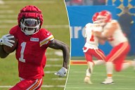 Chiefs' Xavier Worthy ruled out for Week 2 after Travis Kelce collision